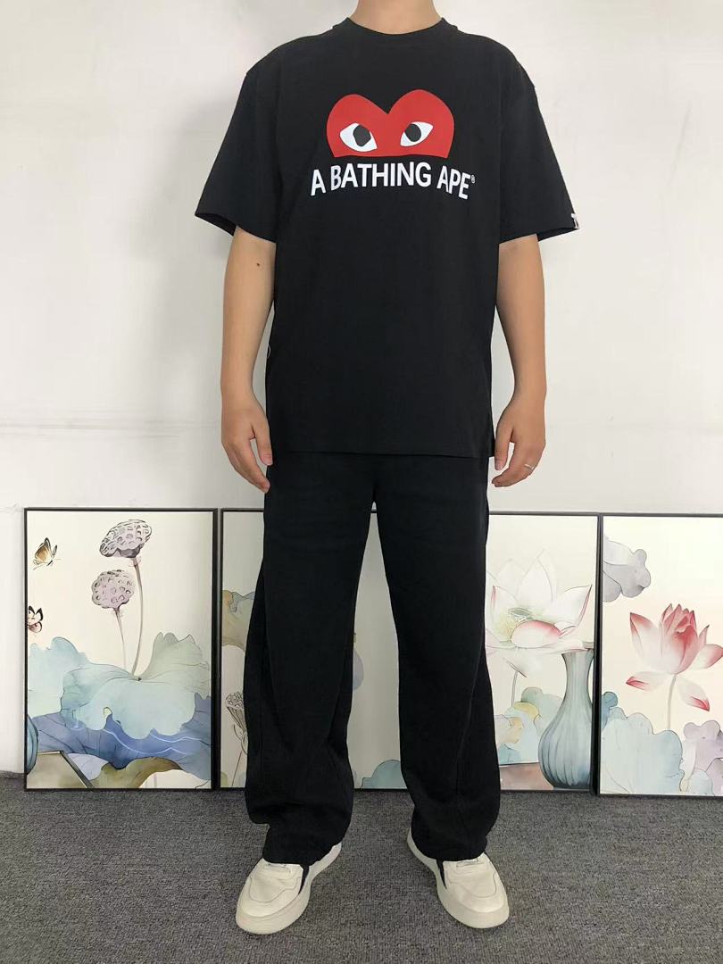 Bape 88 BAPE CDG T-SHIRT 3112050221 (Im 170Cm 60Kg I Wear Size M In The Phot) - Image 3