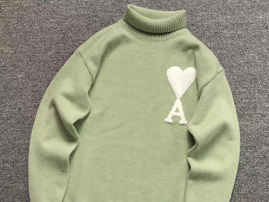 AMI 158 AMI SWEATER 21101102125 (Im 170Cm 60Kg I Wear Size M In The Phot) - Image 13