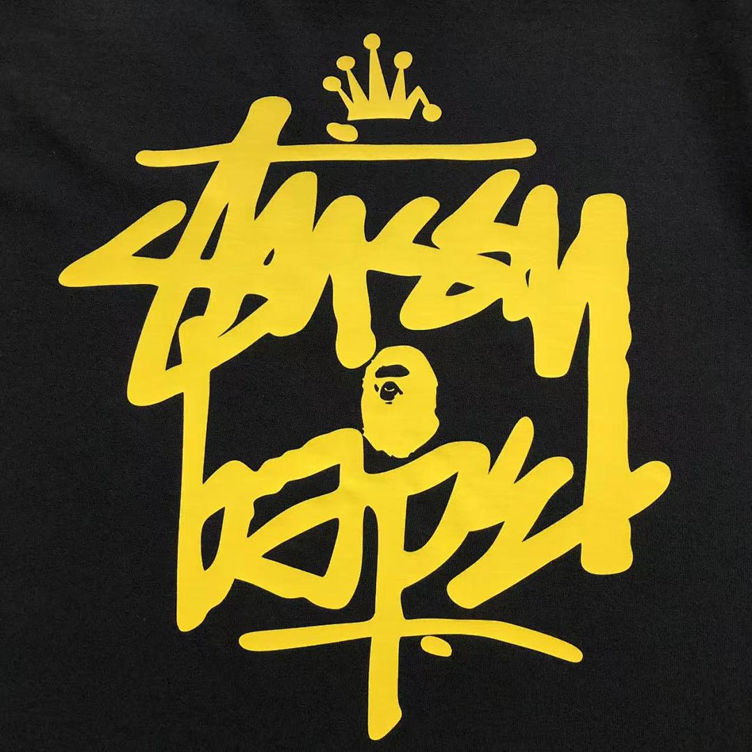 Bape 79 BAPE STUSSY T-SHIRT 411183342 (Im 170Cm 57Kg I Wear Size S In The Phot) - Image 11