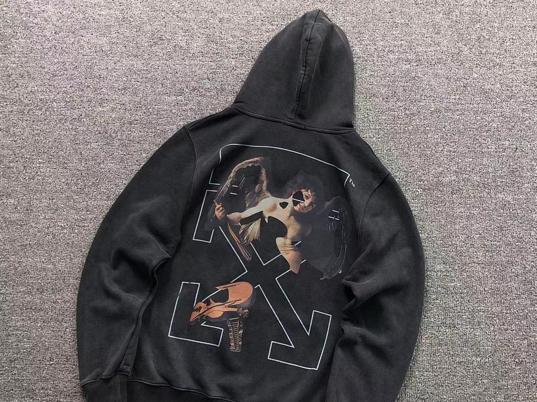 Off-White 208 OFF-WHITE HOODIE 412051117 (Im 170Cm 60Kg I Wear Size S In The Phot) - Image 7