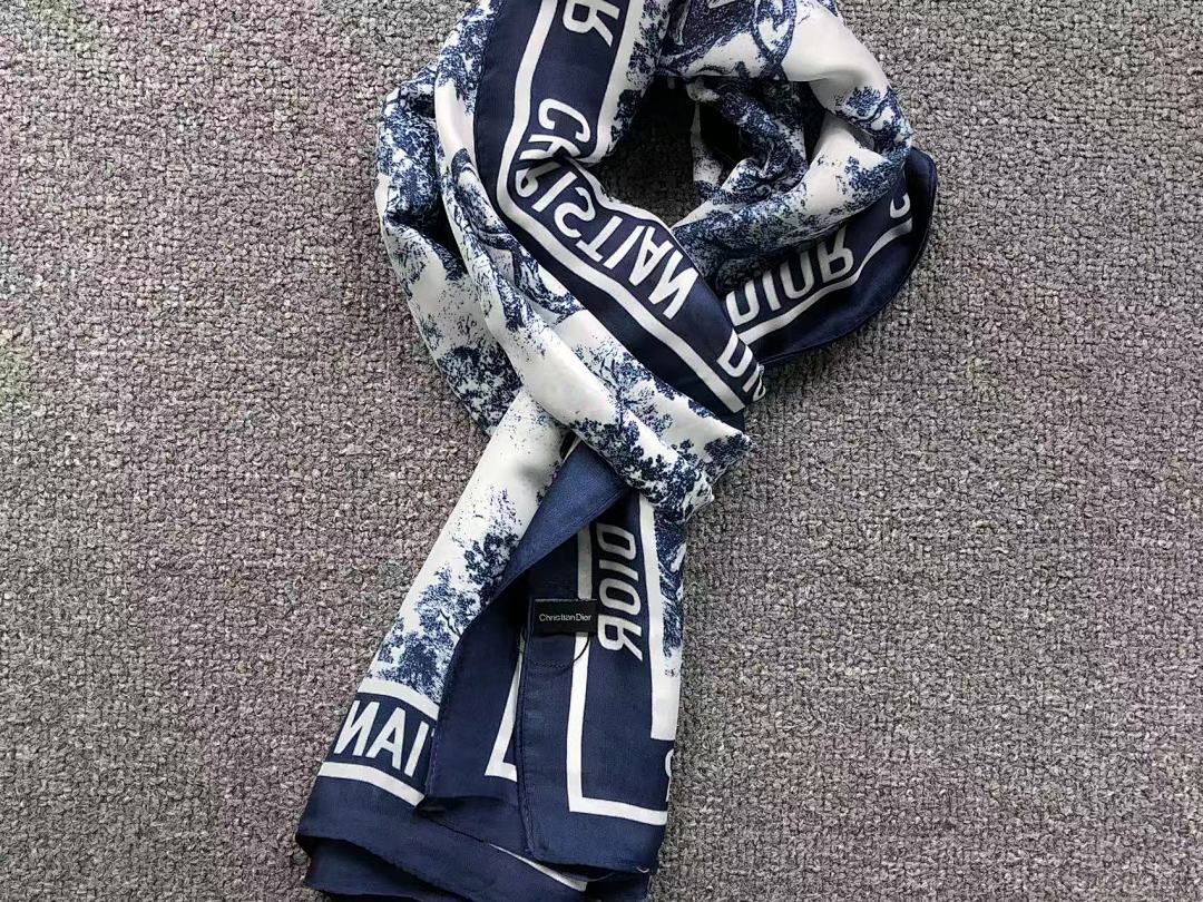 Dior 68 D⭐O⭐ SCARF 2203171076 (Long 180CM* Wide 90CM*) - Image 5