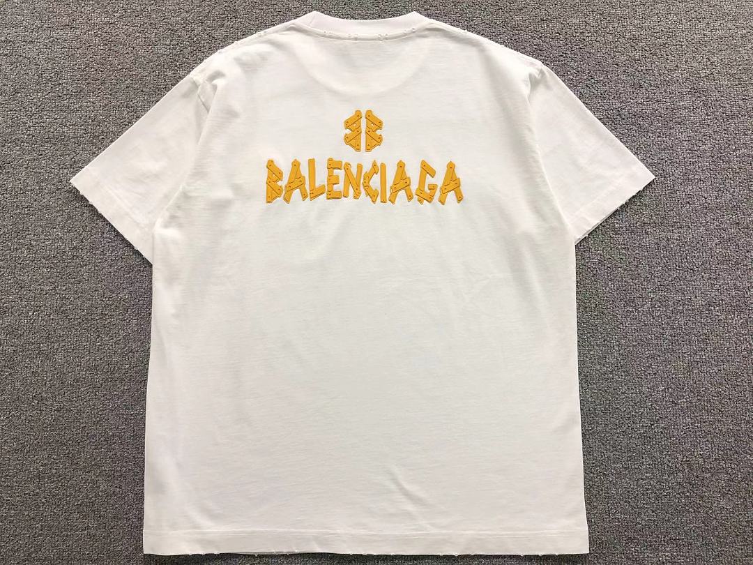 Balenciaga 128 B⭐L⭐⭐⭐IA⭐A T-SHIRT 42042909133 (Im 170Cm 60Kg I Wear Size 2XL In The Phot) - Image 7
