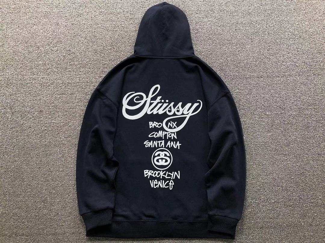 Stussy 129 STUSSY HOODIE 52082502123 (Im 170Cm 60Kg I Wear Size L In The Phot) - Image 7