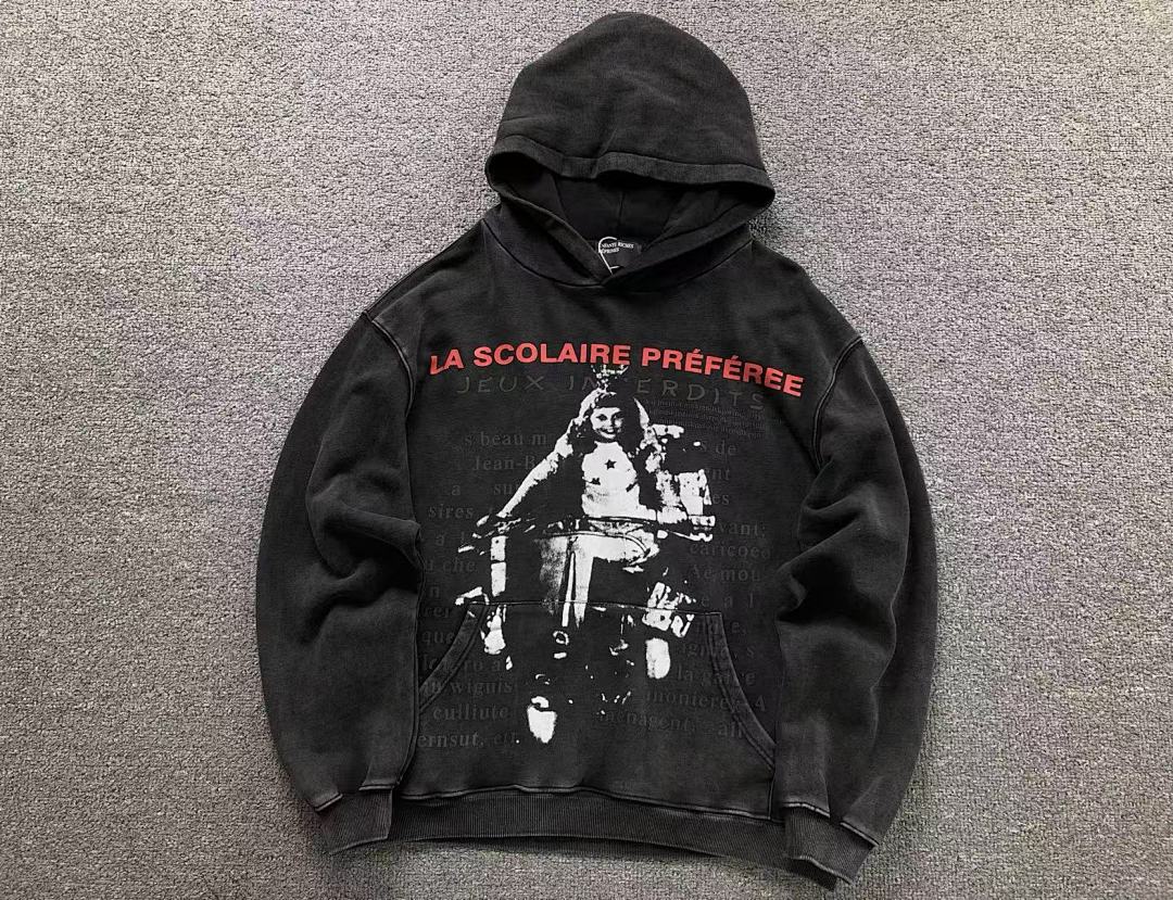 Chanel 135 ENFANTS RICHES DEPRIMES HOODIE 580827117 (Im 170Cm 60Kg I Wear Size S In The Phot) - Image 5