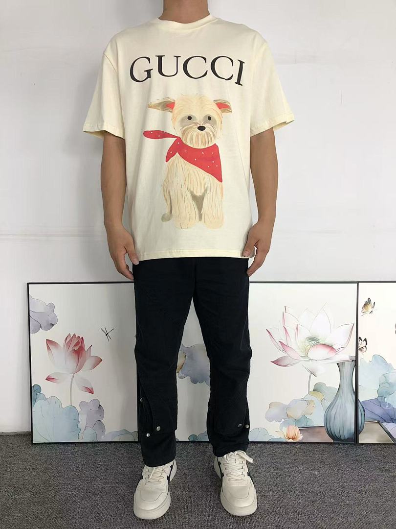 Gucci 85 G⭐C⭐I T-SHIRT 560603101 (Im 170Cm 60Kg I Wear Size S In The Phot) - Image 3