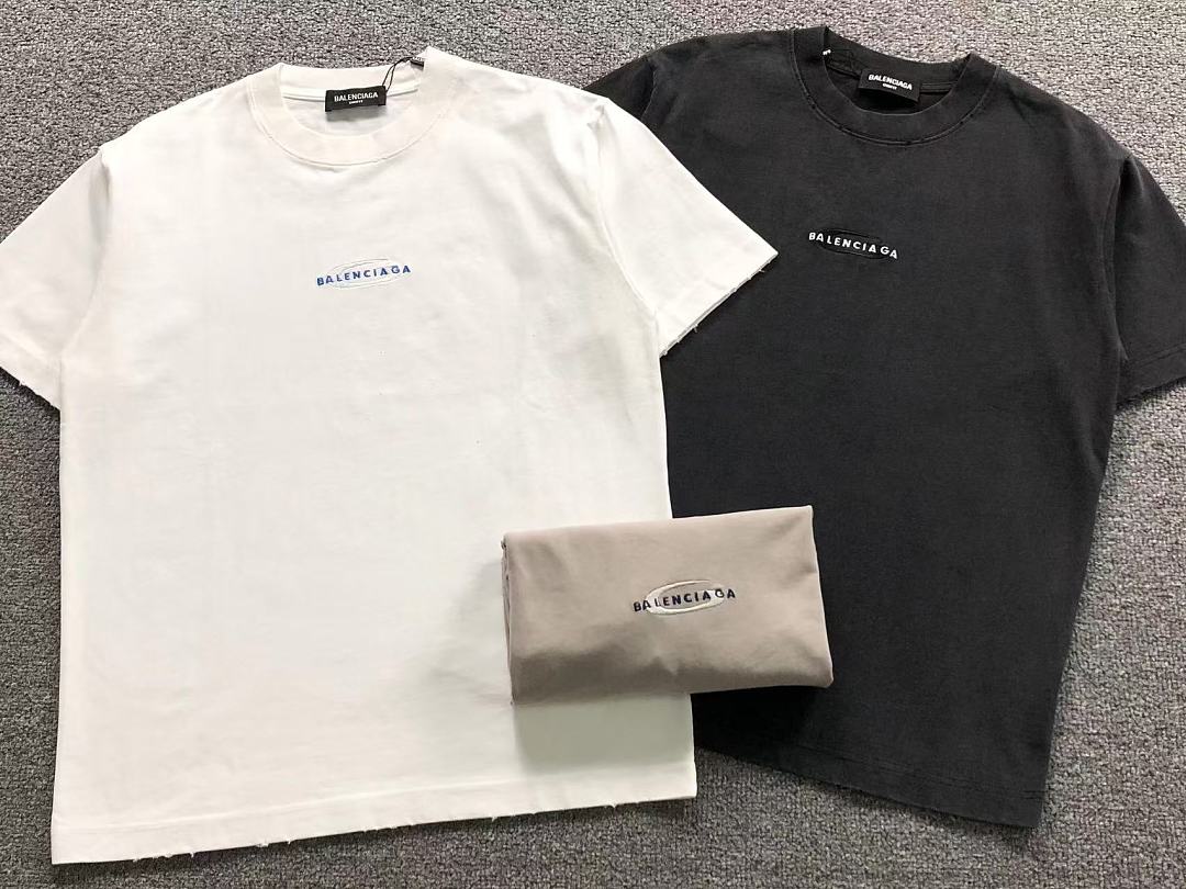 Balenciaga 125 B⭐L⭐⭐⭐IA⭐A T-SHIRT 5208240481 (Im 170Cm 60Kg I Wear Size S In The Phot) - Image 6