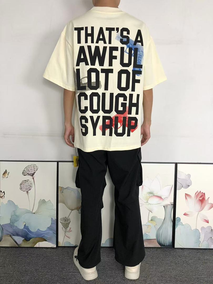 Cough Syrup 82 COU⭐H SY⭐UP T-SHIRT 5208251078 (Im 170Cm 60Kg I Wear Size L In The Phot) - Image 4