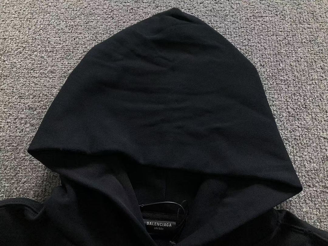 Balenciaga 225 B⭐L⭐⭐⭐IA⭐A HOODIE 42082103163 (Im 170Cm 60Kg I Wear Size S In The Phot) - Image 14
