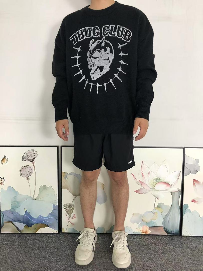 Christian Louboutin 158 THUG CLUB SWEATER 3205275817 (Im 170Cm 60Kg I Wear Size 1 In The Phot) - Image 3