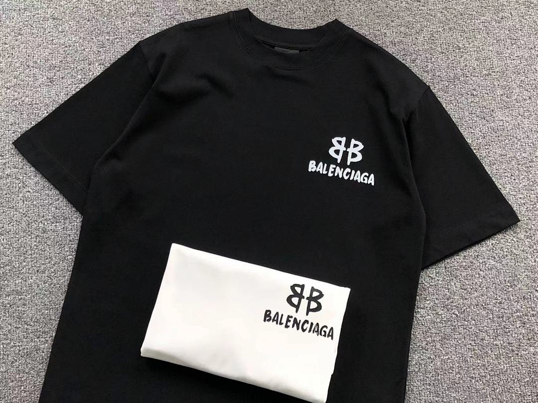 Balenciaga 95 B⭐L⭐⭐⭐IA⭐A T-SHIRT 502172581 (Im 170Cm 57Kg I Wear Size 1 In The Phot) - Image 16