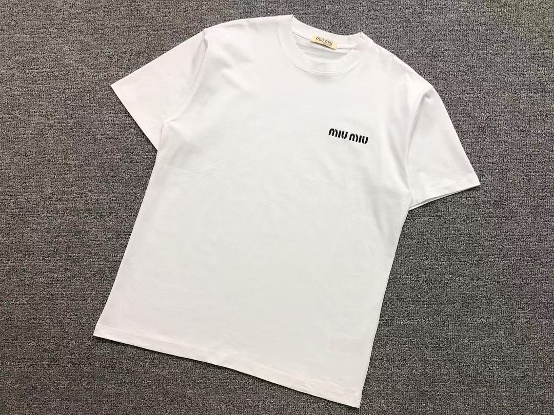Miu Miu 108 M⭐U T-SHIRT 41072409133 (Im 170Cm 60Kg I Wear Size L In The Phot) - Image 7