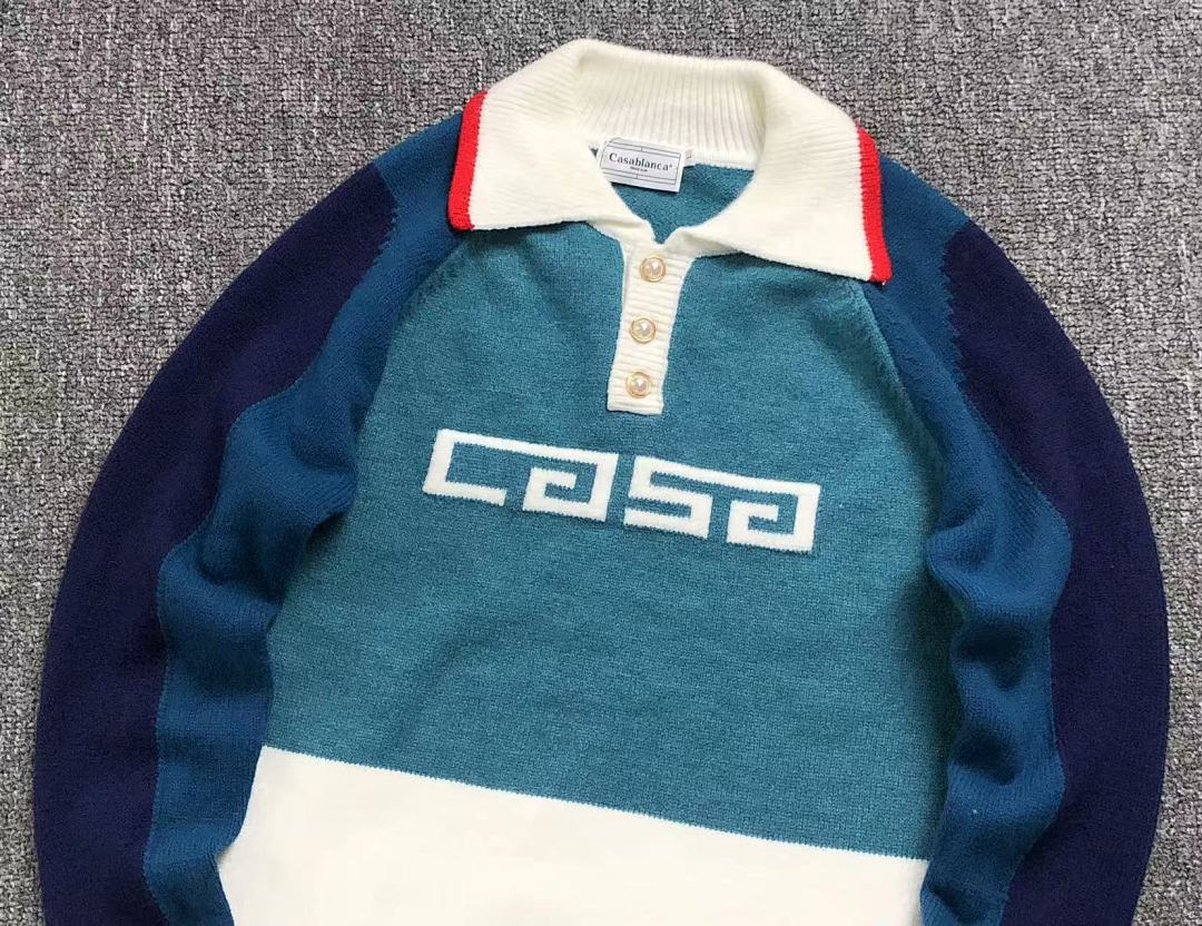 Casablanca 159 CASABLANCA SWEATER 212061548 (Im 170Cm 57Kg I Wear Size M In The Phot) - Image 11