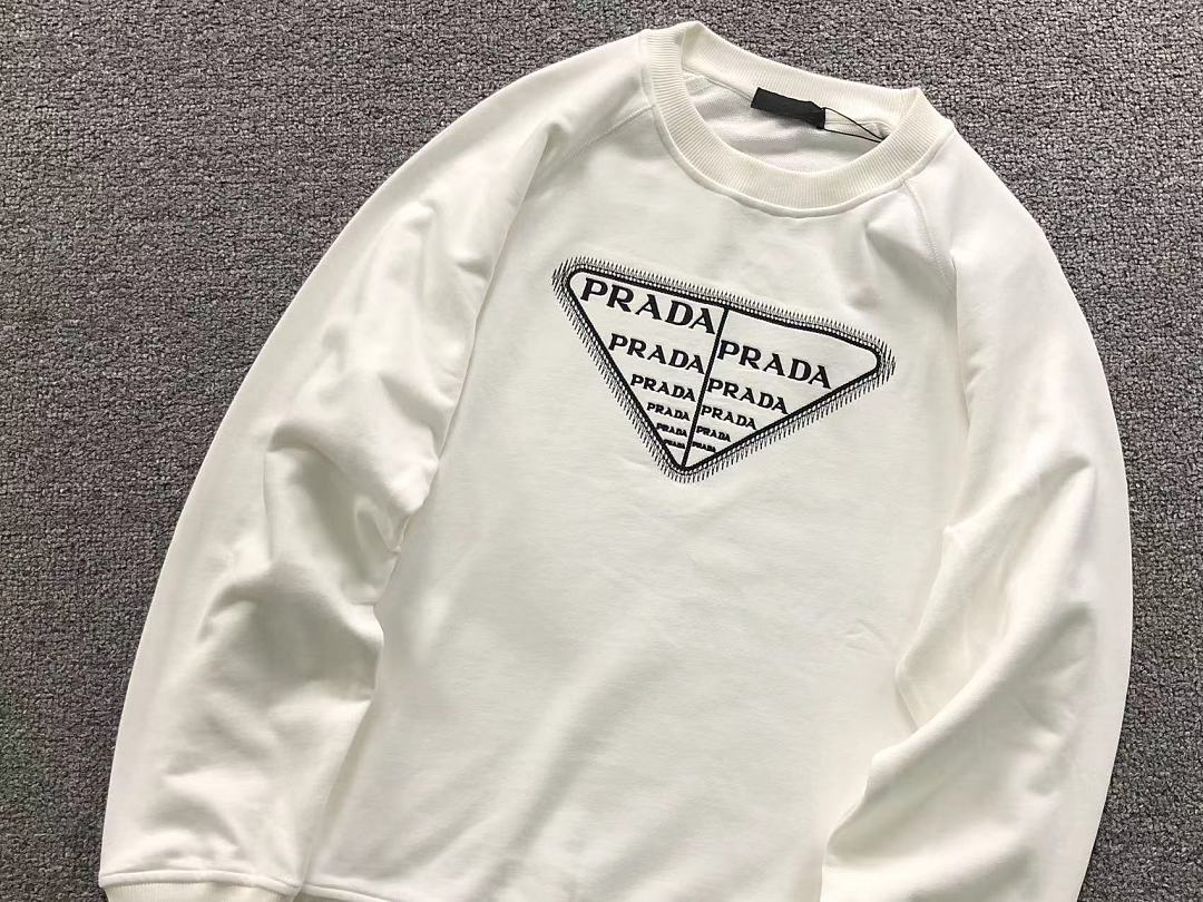 Prada 178 P⭐A⭐A HOODIE 3207240121 (Im 170Cm 60Kg I Wear Size L In The Phot) - Image 9