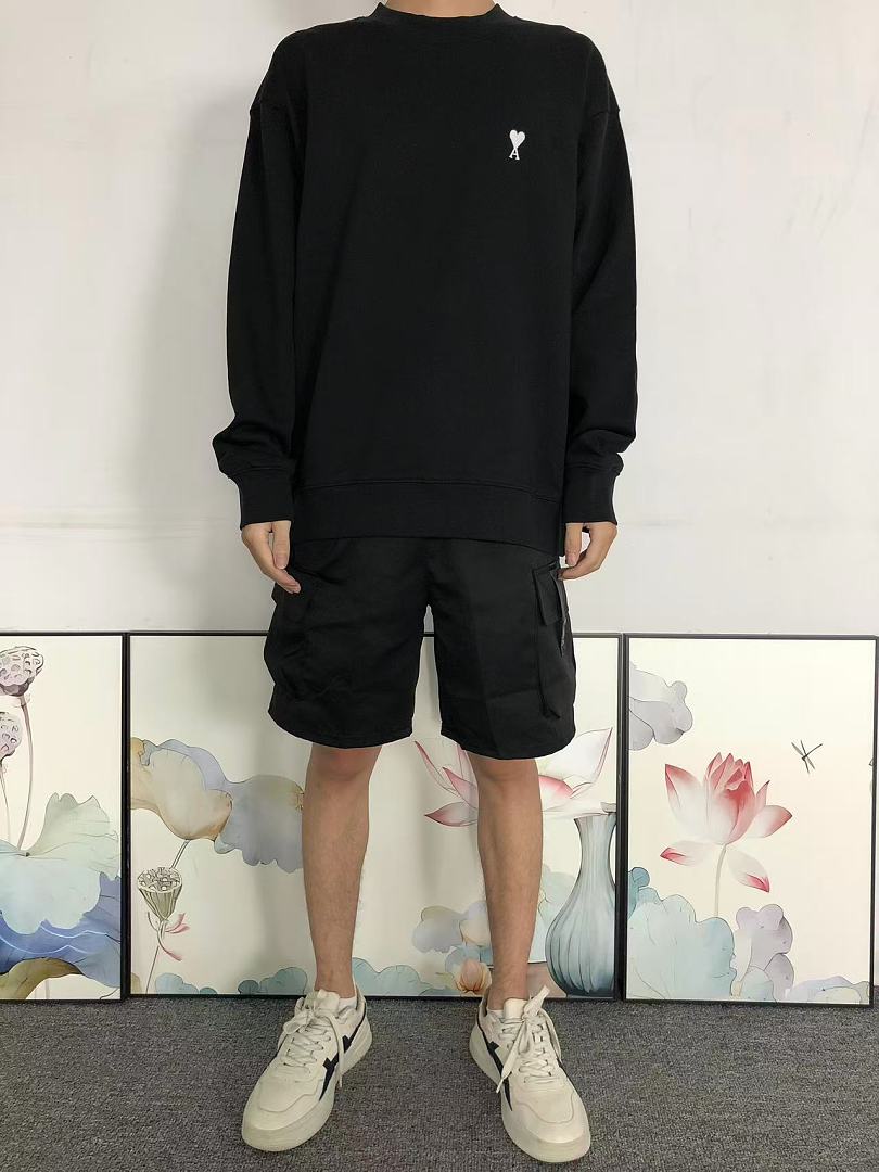 AMI 135 AMI HOODIE 3208164417 (Im 170Cm 60Kg I Wear Size S In The Phot) - Image 3