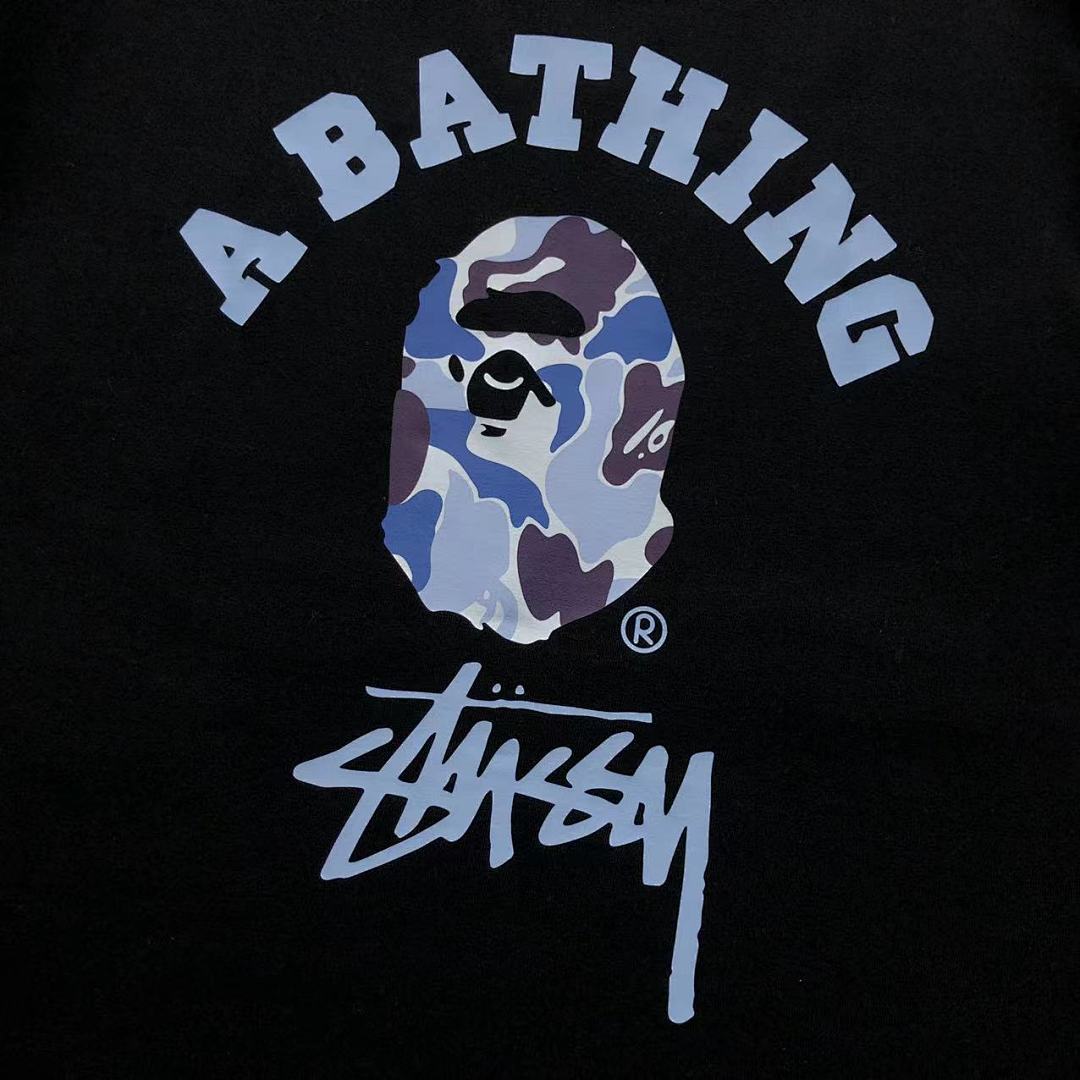 Bape 79 BAPE STUSSY T-SHIRT 411182642 (Im 170Cm 57Kg I Wear Size S In The Phot) - Image 17
