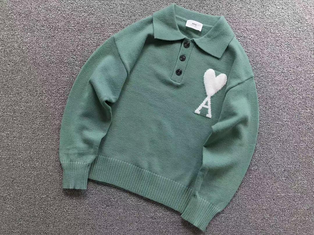 AMI 178 AMI SWEATER 4106190677 (Im 170Cm 60Kg I Wear Size S In The Phot) - Image 13