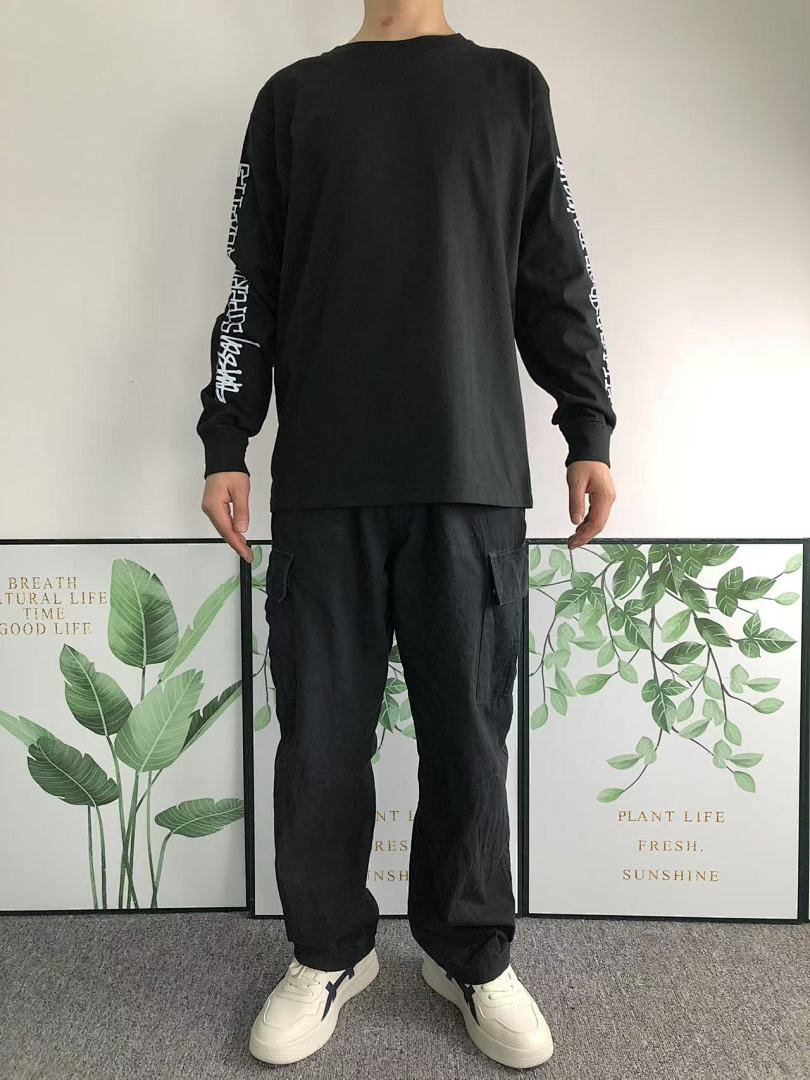 Stussy 108 STUSSY LONG SLEEVED 31141402 (Im 170Cm 57Kg I Wear Size M In The Phot) - Image 3