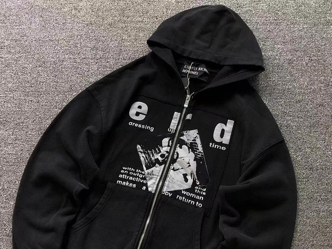 Chanel 178 ENFANTS RICHES DEPRIMES HOODIE 521702162 (Im 170Cm 60Kg I Wear Size S In The Phot) - Image 7