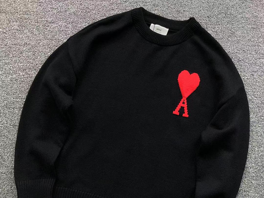 AMI 188 AMI SWEATER 21103062001 (Im 170Cm 60Kg I Wear Size L In The Phot) - Image 23