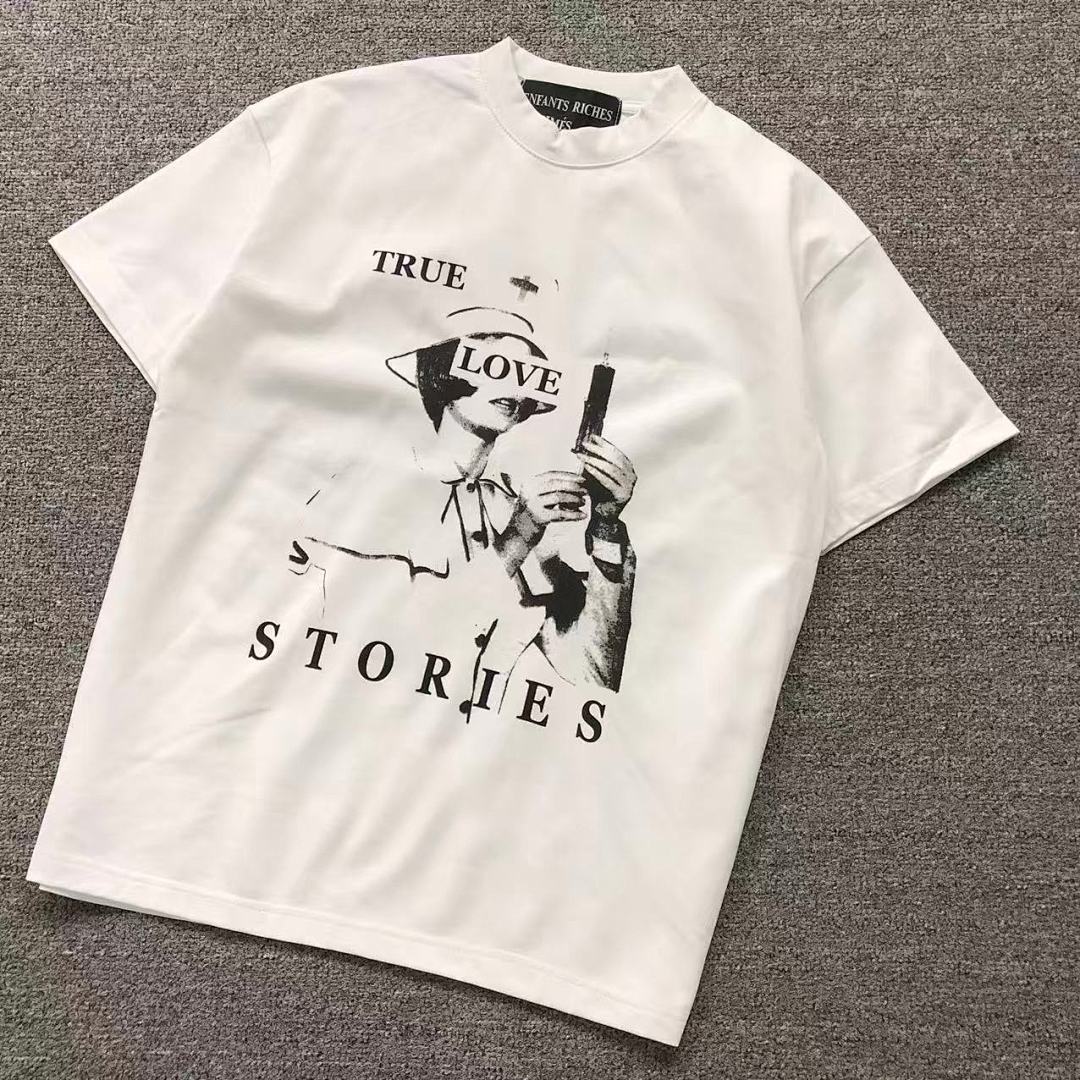 Chanel 85 ENFANTS RICHES DEPRIMES T-SHIRT 42012438162 (Im 170Cm 60Kg I Wear Size M In The Phot)