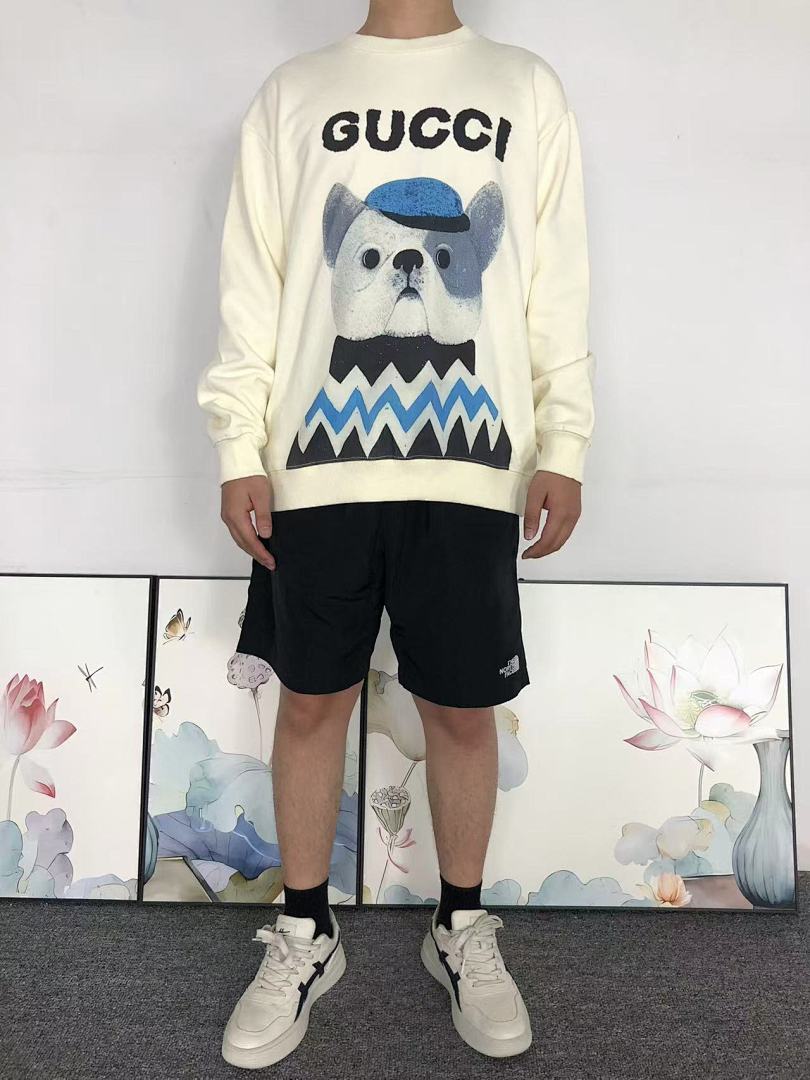 Gucci 115 G⭐C⭐I HOODIE 590113101 (Im 170Cm 60Kg I Wear Size M In The Phot) - Image 3