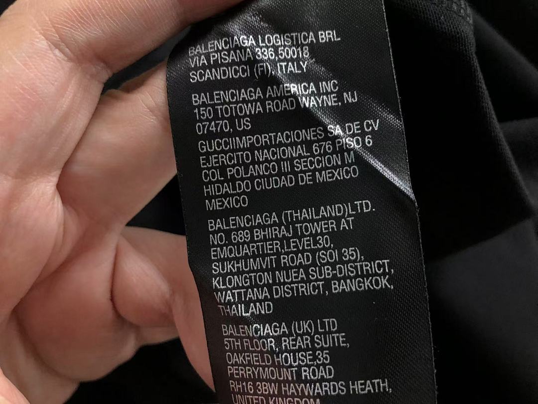 Balenciaga 125 B⭐L⭐⭐⭐IA⭐A T-SHIRT 42041313163 (Im 170Cm 60Kg I Wear Size XS In The Phot) - Image 24