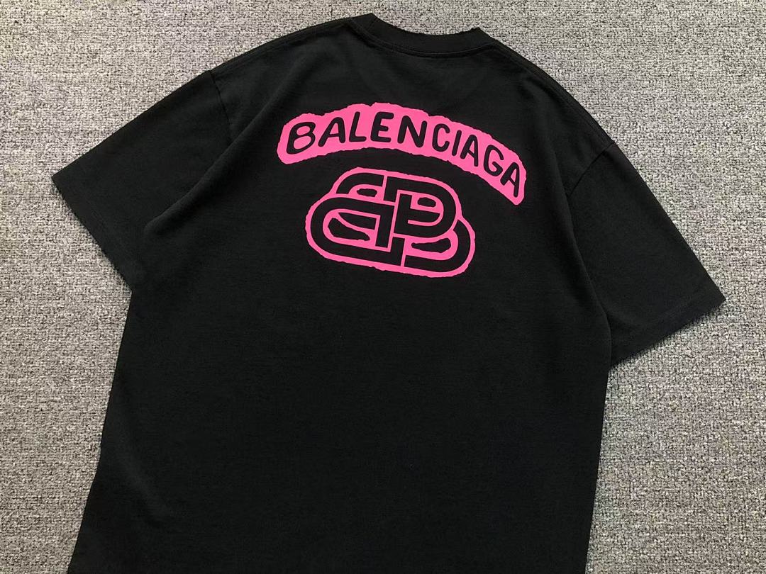 Balenciaga 98 B⭐L⭐⭐⭐IA⭐A T-SHIRT 3203070103 (Im 170Cm 60Kg I Wear Size M In The Phot) - Image 12