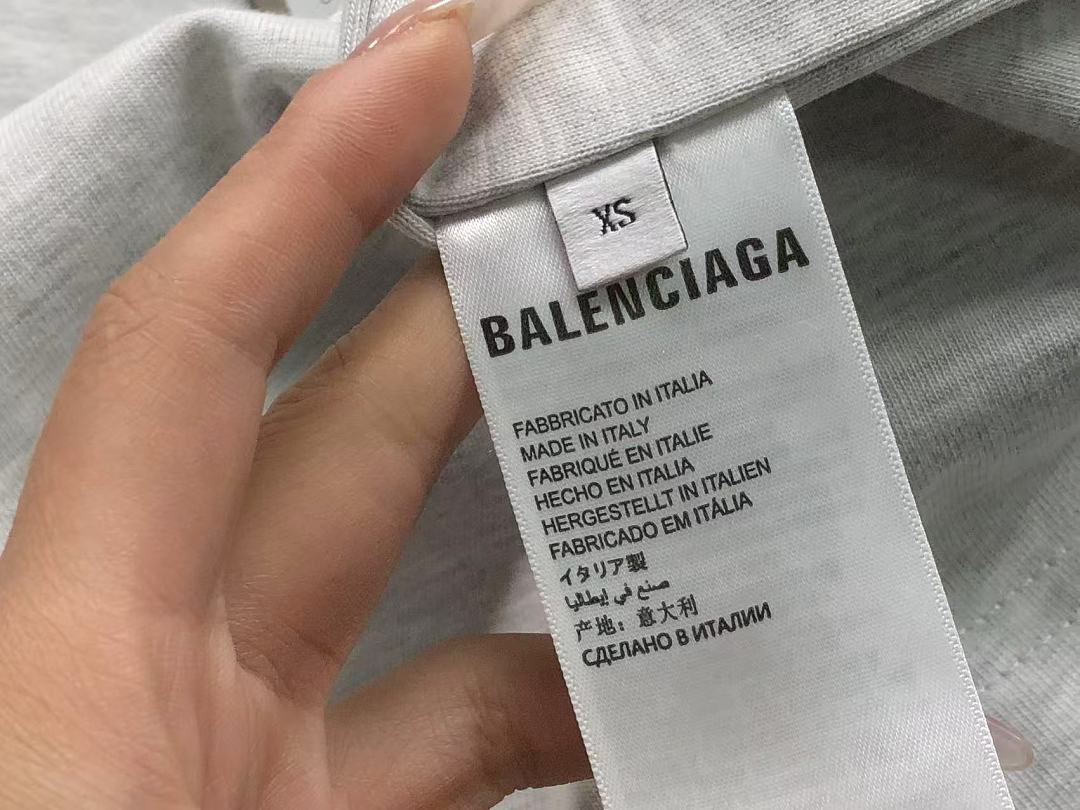 Balenciaga 125 B⭐L⭐⭐⭐IA⭐A T-SHIRT 42042409163 (Im 170Cm 60Kg I Wear Size XS In The Phot) - Image 16