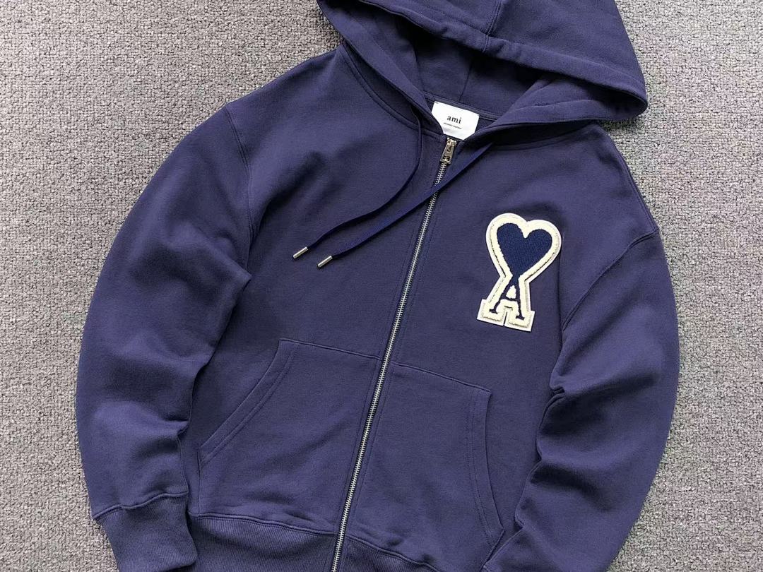 AMI 128 AMI HOODIE 503210188 (Im 170Cm 60Kg I Wear Size S In The Phot) - Image 17