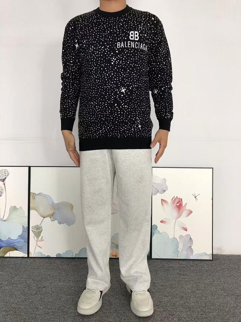 Balenciaga 165 B⭐L⭐⭐⭐IA⭐A SWEATER 3109121020 (Im 170Cm 60Kg I Wear Size M In The Phot) - Image 3