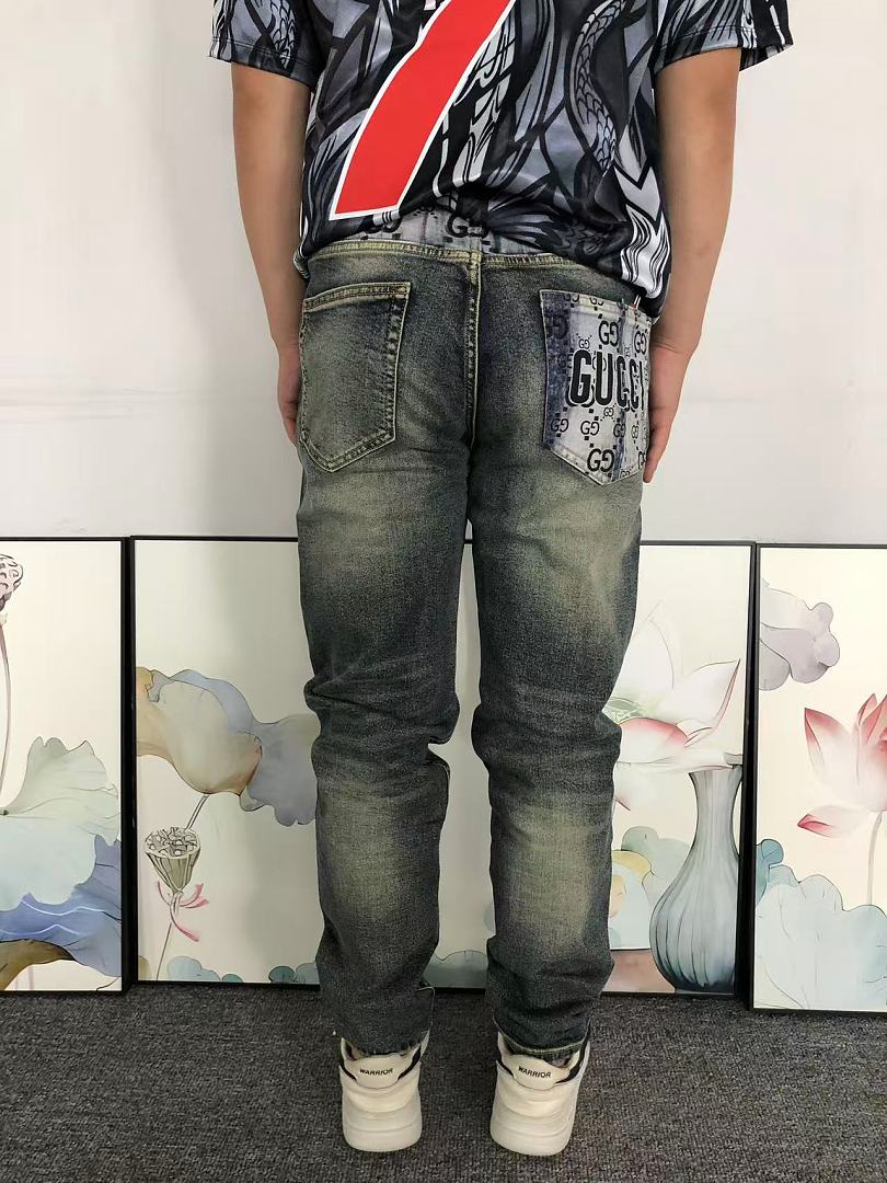 Gucci 175 G⭐C⭐I TROUSRES 2207080901 (Im 170Cm 60Kg I Wear Size 33 In The Phot) - Image 4