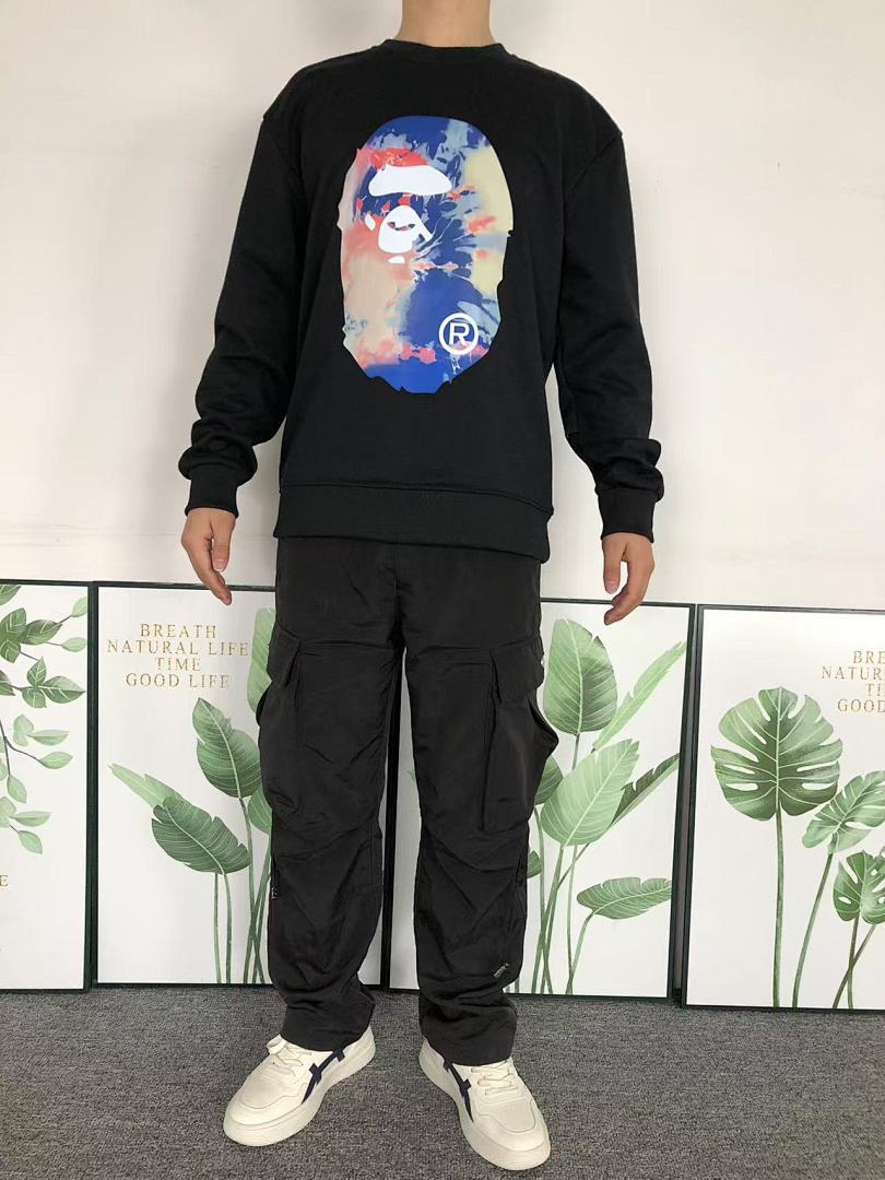 Bape 125 BAPE HOODIE 4111281417 (Im 170Cm 55Kg I Wear Size S In The Phot) - Image 3
