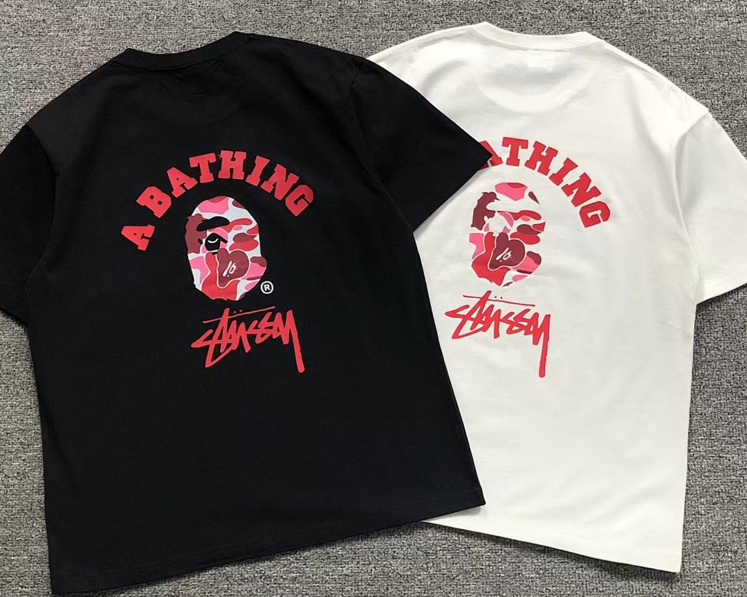 Bape 88 BAPE STUSSY T-SHIRT 3112050321 (Im 170Cm 60Kg I Wear Size M In The Phot) - Image 6