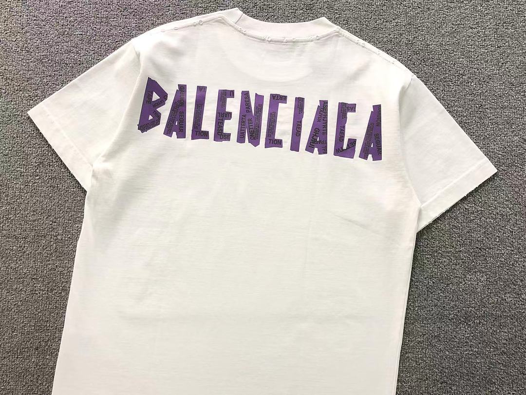 Balenciaga 135 B⭐L⭐⭐⭐IA⭐A T-SHIRT 5260608147 (Im 170Cm 60Kg I Wear Size L In The Phot) - Image 8
