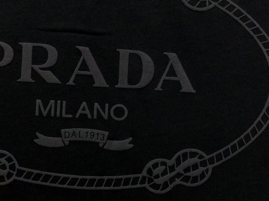 Prada 125 P⭐A⭐A T-SHIRT 211211521 (Im 170Cm 57Kg I Wear Size XS In The Phot) - Image 12