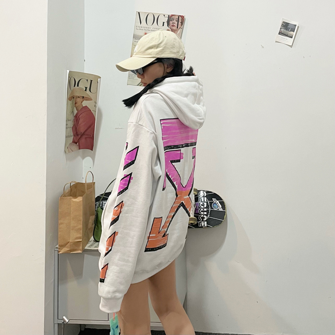 Off-White 116 OFF-WHITE (WHITE HOODIE) - Image 51