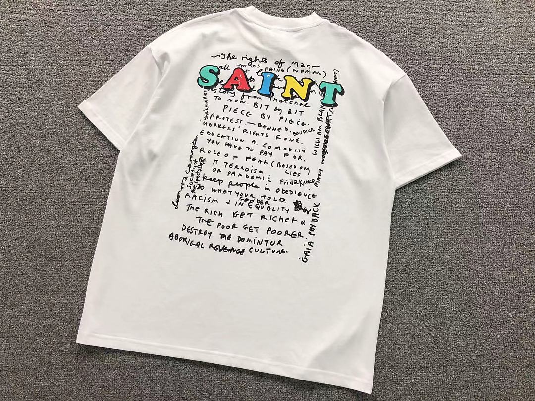 Chanel 113 SAINT MICHAEL T-SHIRT 3206183917 (Im 170Cm 60Kg I Wear Size S In The Phot) - Image 9