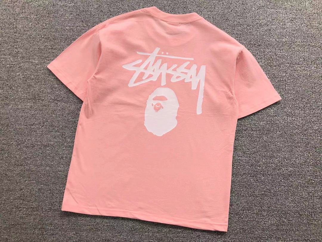 Bape 79 BAPE STUSSY T-SHIRT 411183442 (Im 170Cm 57Kg I Wear Size S In The Phot) - Image 10