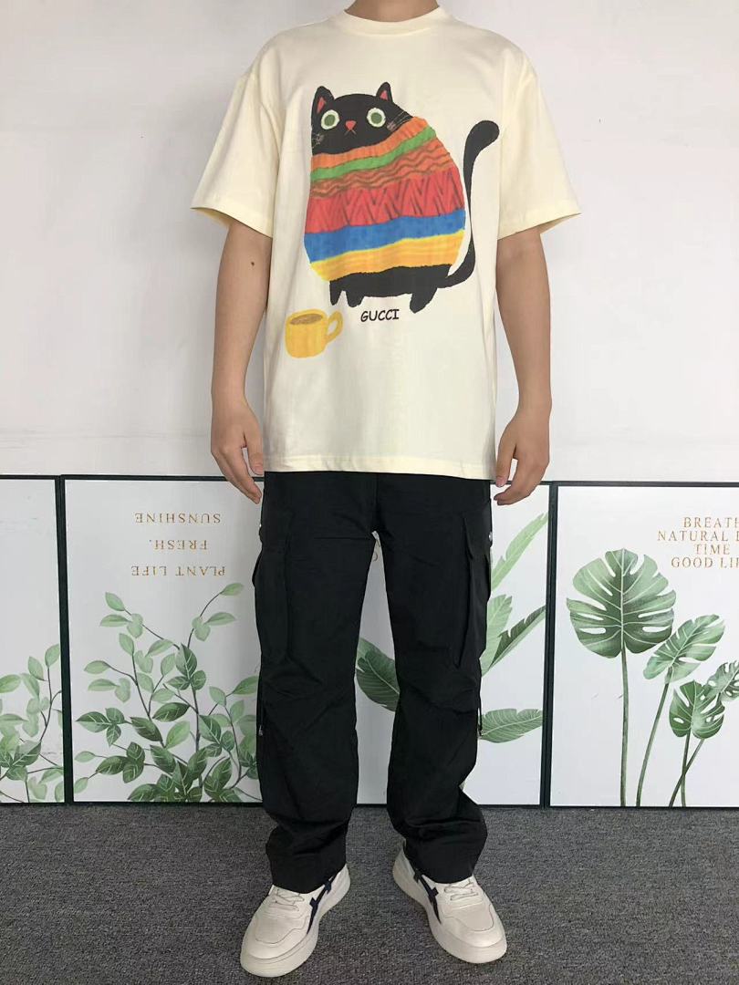 Gucci 85 G⭐C⭐I T-SHIRT 5042628101 (Im 170Cm 60Kg I Wear Size S In The Phot) - Image 3