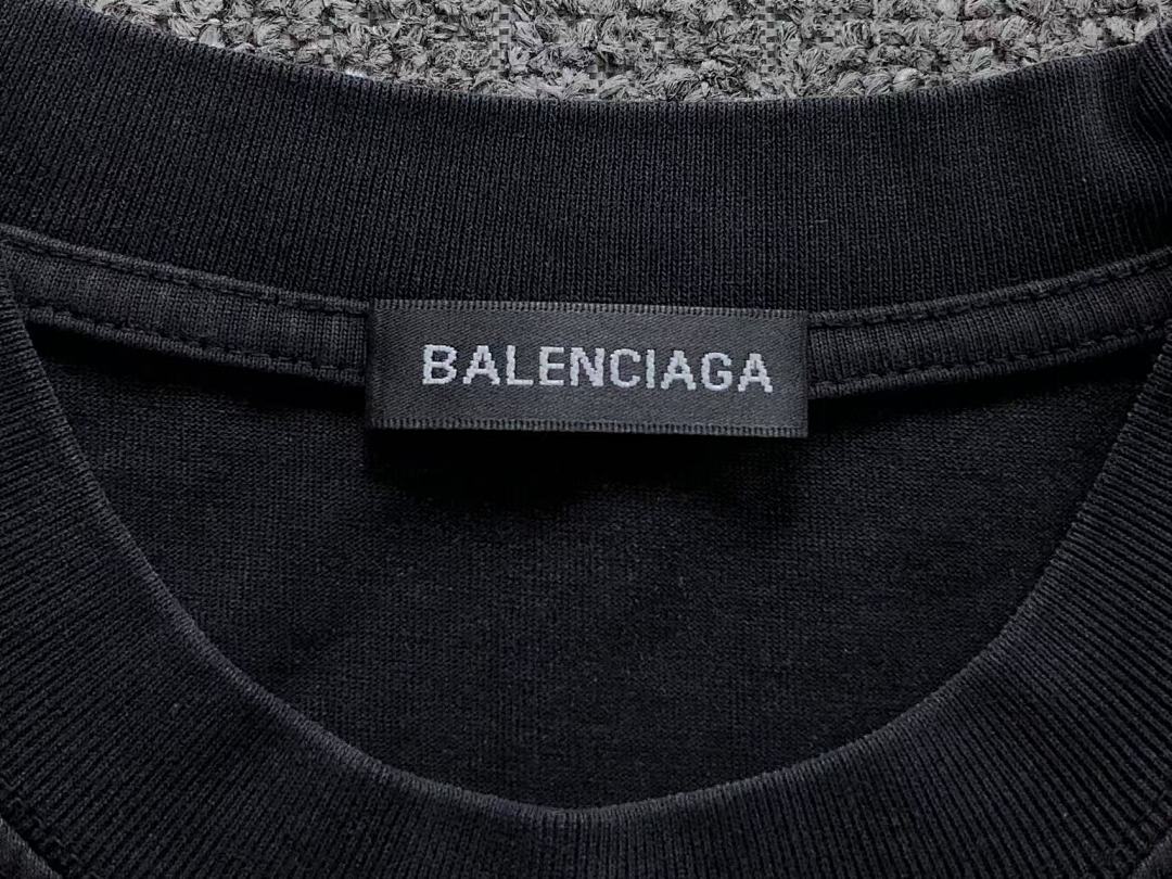 Balenciaga 118 B⭐L⭐⭐⭐IA⭐A T-SHIRT 42013112133 (Im 170Cm 60Kg I Wear Size 2XL In The Phot) - Image 24