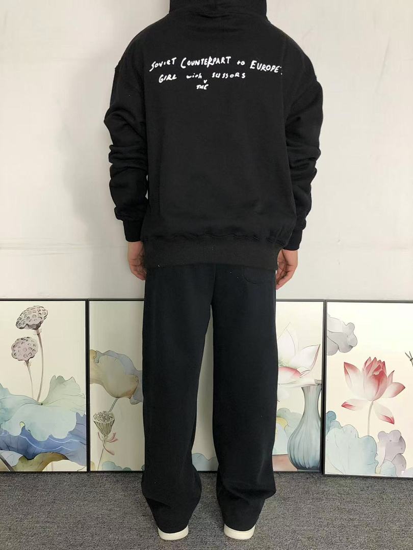 Chanel 138 ENFANTS RICHES DEPRIMES HOODIE 521711162 (Im 170Cm 60Kg I Wear Size S In The Phot) - Image 4