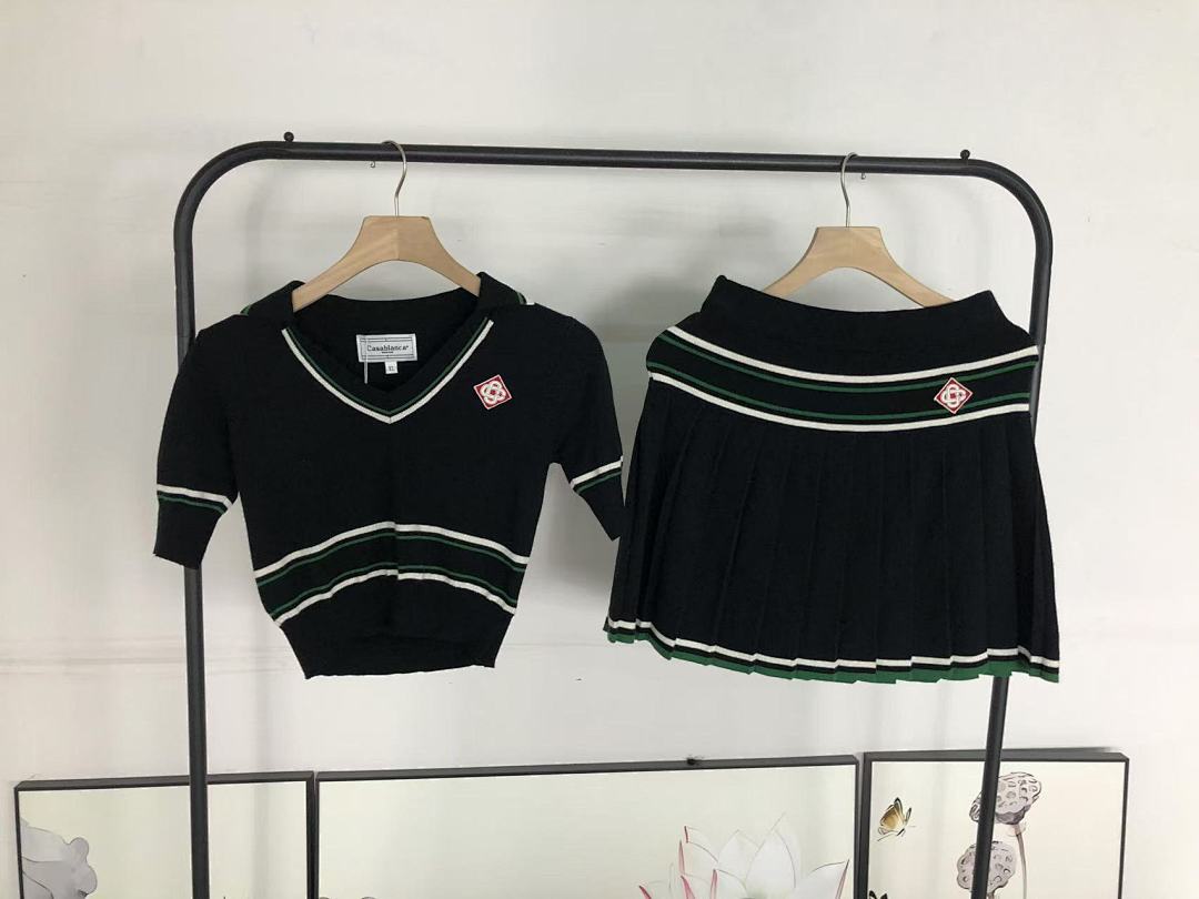 Casablanca 288 CASABLANCA POLO SHORT SKIRT SWEATER FEMAIE - Image 25