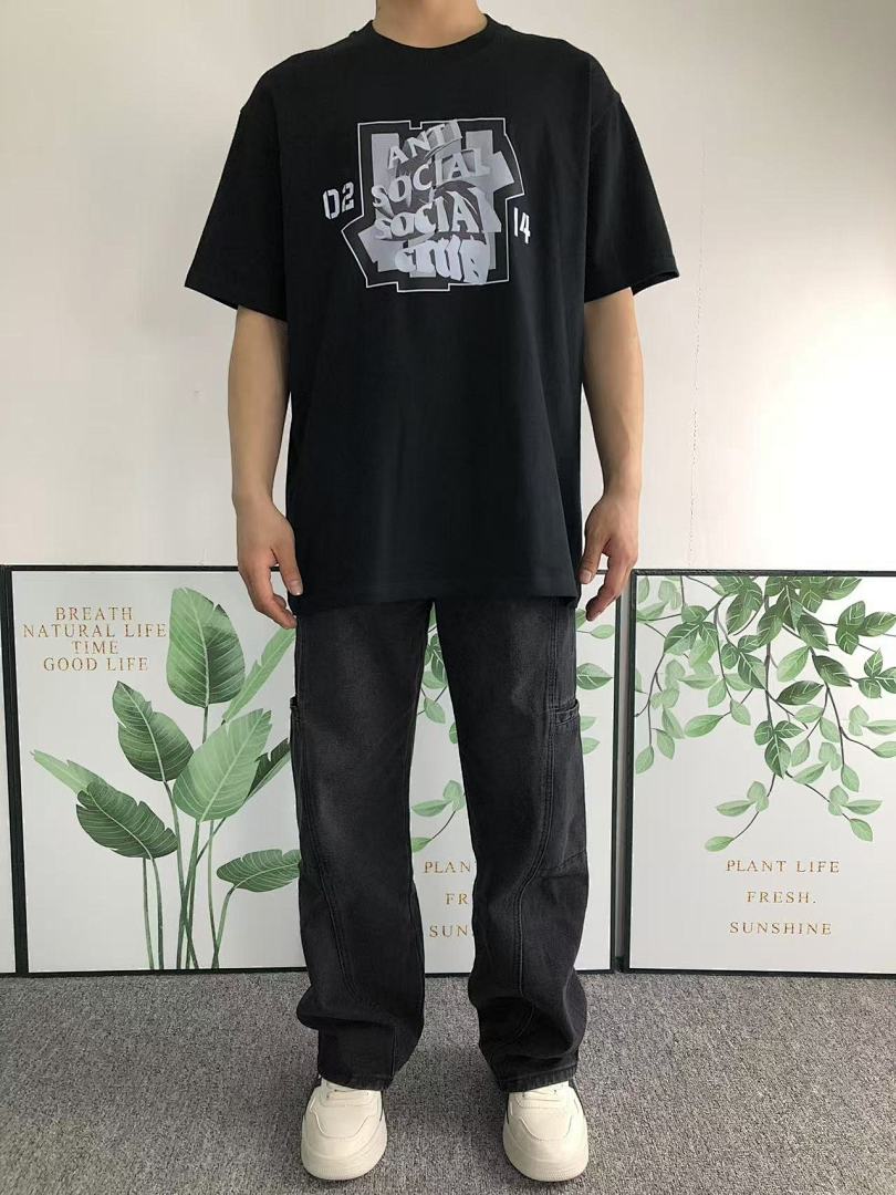 Christian Louboutin 85 ANTI SOCIAL CLUB T-SHIRT 411180302 (Im 170Cm 57Kg I Wear Size L In The Phot) - Image 3
