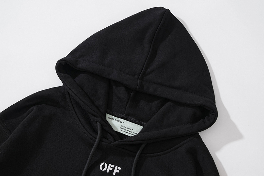Off-White 109 OFF-WHITE (WHITE HOODIE) - Image 11