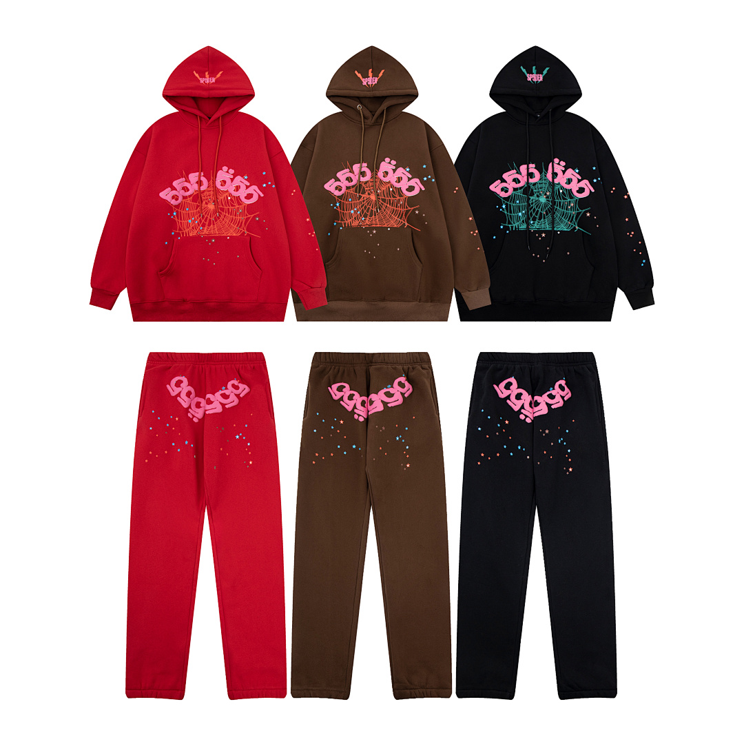 Sp5der TROUSERS115 SP5DER 555 HOODIE