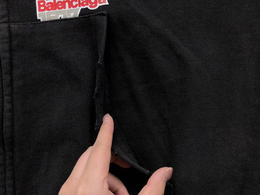 Balenciaga 258 B⭐L⭐⭐⭐IA⭐A HOODIE 5102713136 (Im 170Cm 60Kg I Wear Size S In The Phot) - Image 18