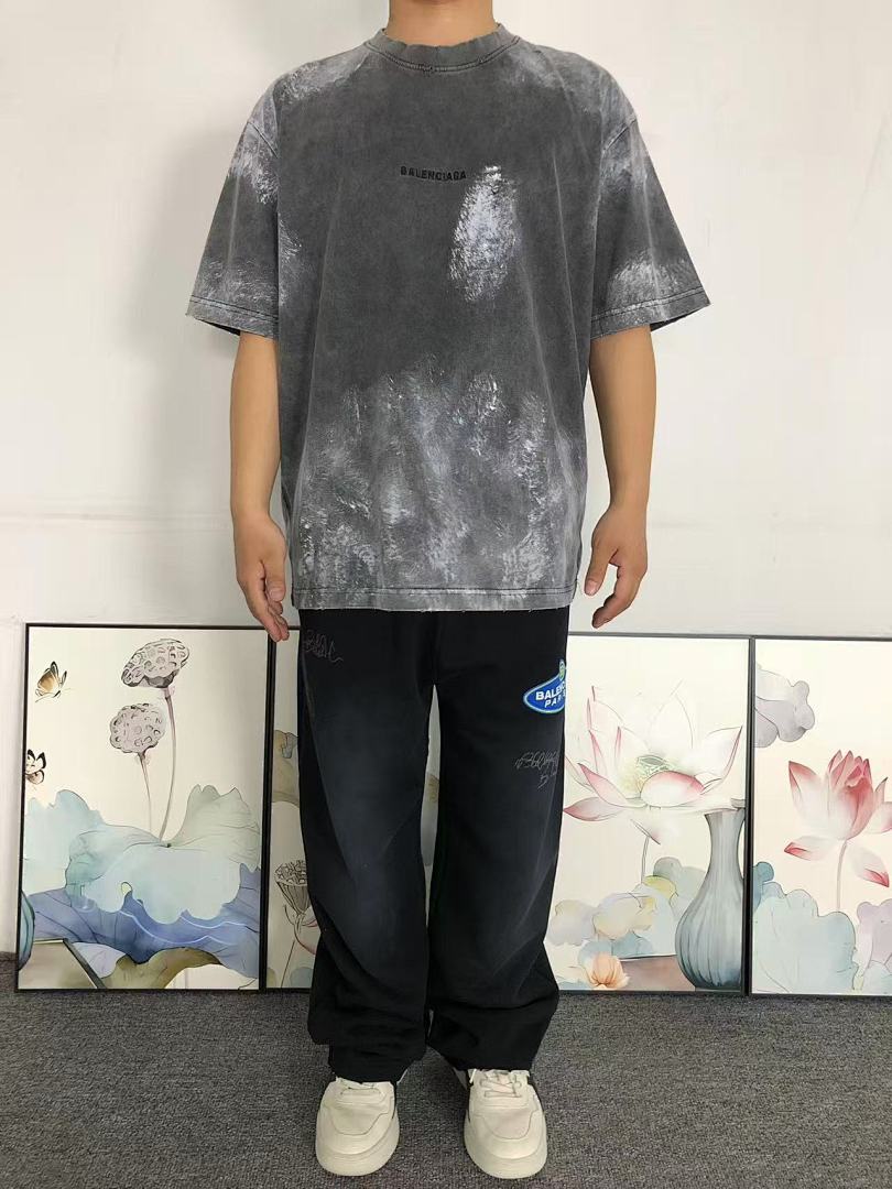 Balenciaga 158 B⭐L⭐⭐⭐IA⭐A T-SHIRT 3111180121 (Im 170Cm 60Kg I Wear Size S In The Phot) - Image 3