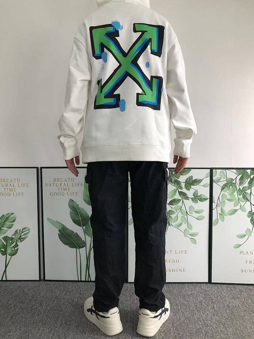 Off-White 168 OFF-WHITE HOODIE 312170619 (Im 170Cm 55Kg I Wear Size M In The Phot) - Image 4