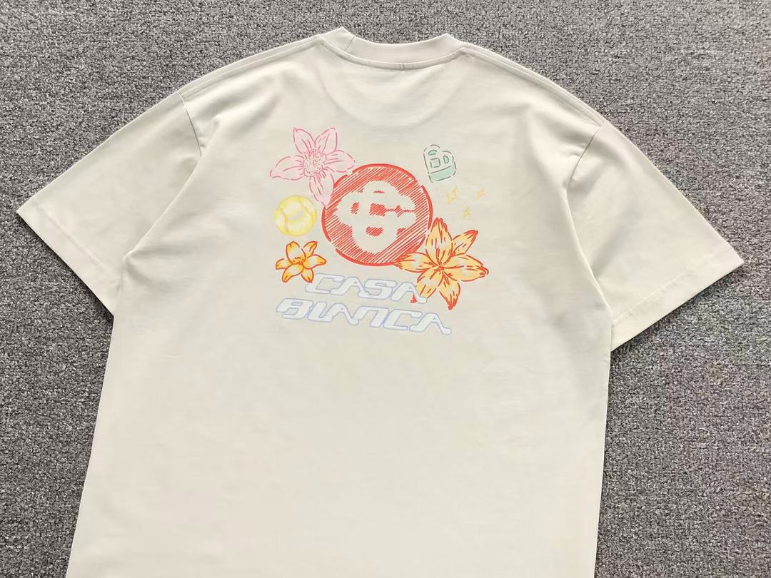 Casablanca 105 CASABLANCA T-SHIRT 52071802127 (Im 170Cm 60Kg I Wear Size L In The Phot) - Image 20