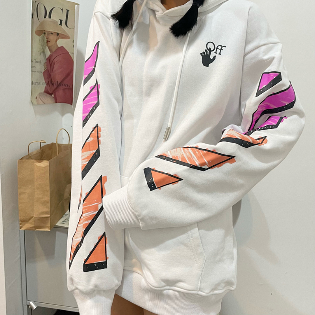Off-White 116 OFF-WHITE (WHITE HOODIE) - Image 46